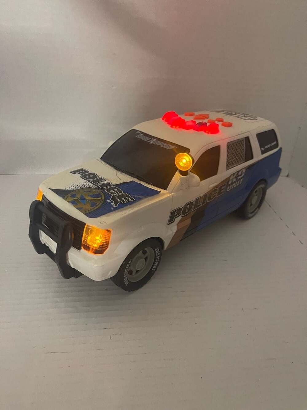 Road Rippers K9 Unit Police SUV Toy Car with Lights and Sound Works!